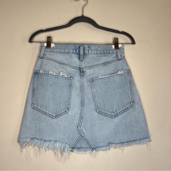 Agolde Quinn High Rise Skirt in Vega - Picture 11 of 16